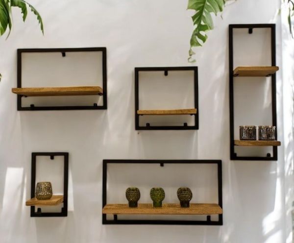 Picture of wanddecoratie - mangohout