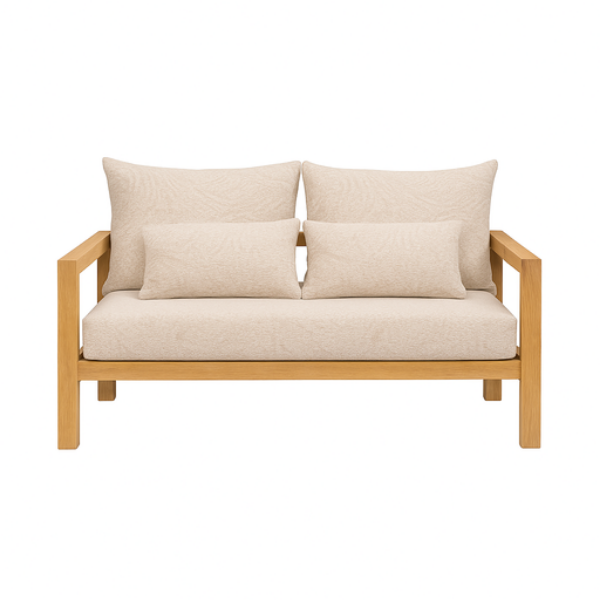 Image sur Lounge bench 2-seater + Cushions 200 cm