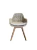 Picture of Nelly Chair, Kubu grey, Teak legs